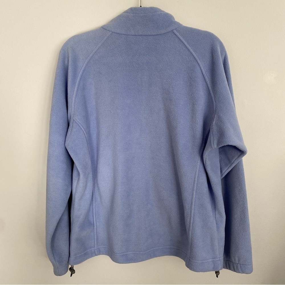 Columbia Periwinkle Blue Fleece Zip-Up - Picture 4 of 8